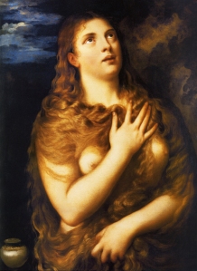 "The Penitent Magdalen," by Titian, circa 1533 (Florence, Galleria Palatina)