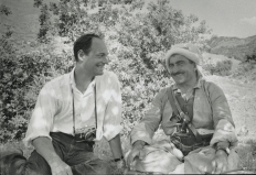 With Mullah Mustafa Barzani, Iraq, 1965
